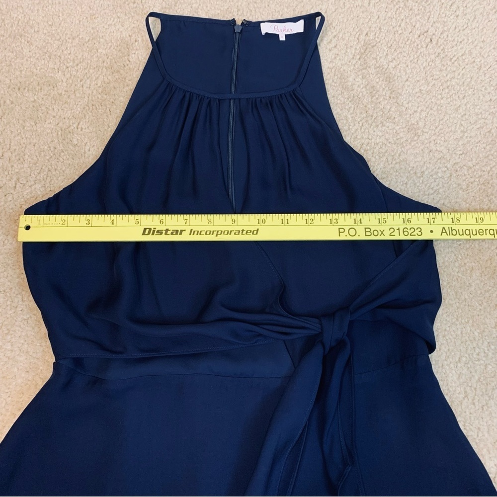 Parker Silk Blend Sleeveless Criss Cross Front Blouse - Picture 7 of 13